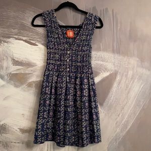 Free People Dress | Silk | Smocked | Floral | Size 2